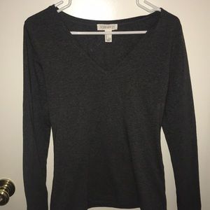 Long sleeve v neck